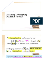 Evaluating and Graphing Polynomial Functions