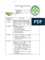 SOP Prosedur Penyusunan Standard Pelayanan Klinis