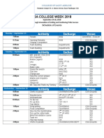 Calendar of Actt