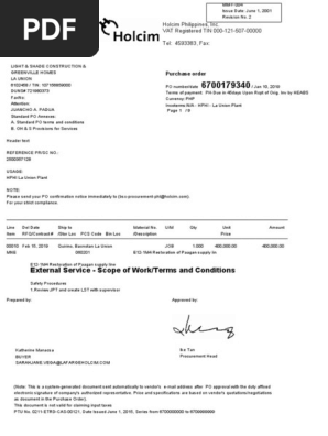 Purchase Order