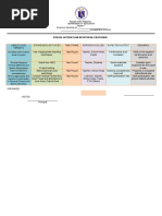 School Action Plan in Physical Education