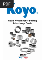 Metric Needle Roller Bearing Interchange Guide