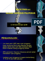 Low Back Pain (Hernia Nukleus Pulposus)