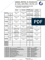 Time Table For Individual Student 2019-2020 (Odd) Student Name: 171ME293 / SURYA