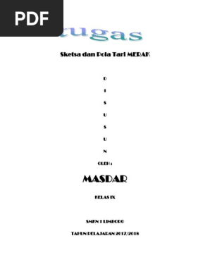 Pola Tari Merak Pdf
