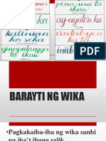 Barayti NG Wika