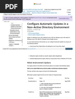 Configure Automatic Updates in A Non-Active Directory Environment