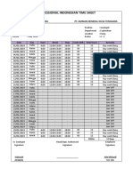 Professional Indonesian Time Sheet: Pt. Sangati Soerya Sejahtera Pt. Amman Mineral Nusa Tenggara