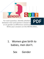 Gender Quiz