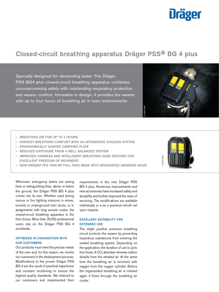 bg4 Plus Pi 9044832 en PDF | PDF | Breathing | Gases