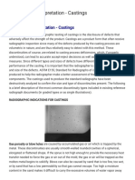 Radiograph Interpretation - Castings