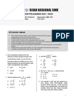 2018 - Prediksi UN SMK Matematika TKP PDF