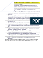 Documents For Licensing and Registration in Grocery Segment