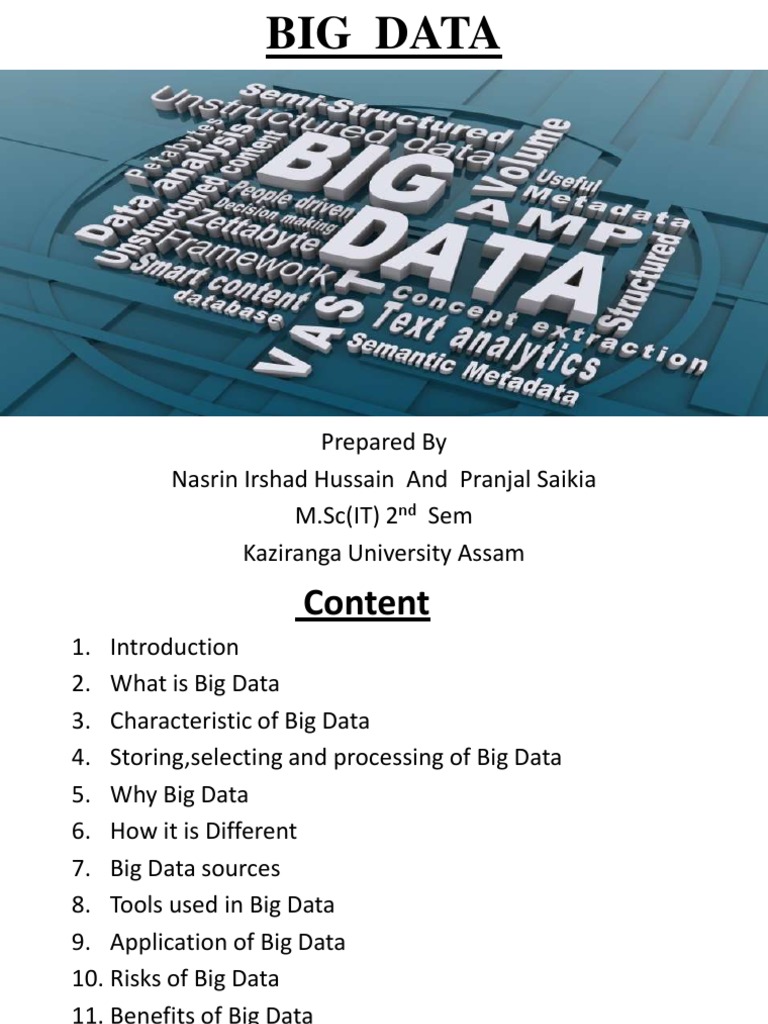 Bigdata PDF | PDF | Big Data | Apache Hadoop