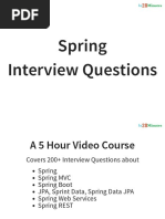 Spring Interview Questions PDF