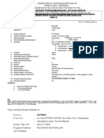 Formulir Registrasi Ulang Peserta Metodologi (LKP Diladita Kab. Lebak - Sutirah)