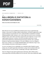 XIII. Balliberális Diktatúra a Könnyűzenében _ Magyar Idők