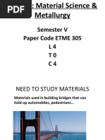 Semester V Paper Code ETME 305 L4 T0 C4