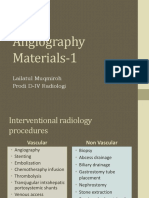 Angiography Materials-1: Lailatul Muqmiroh Prodi D-IV Radiologi