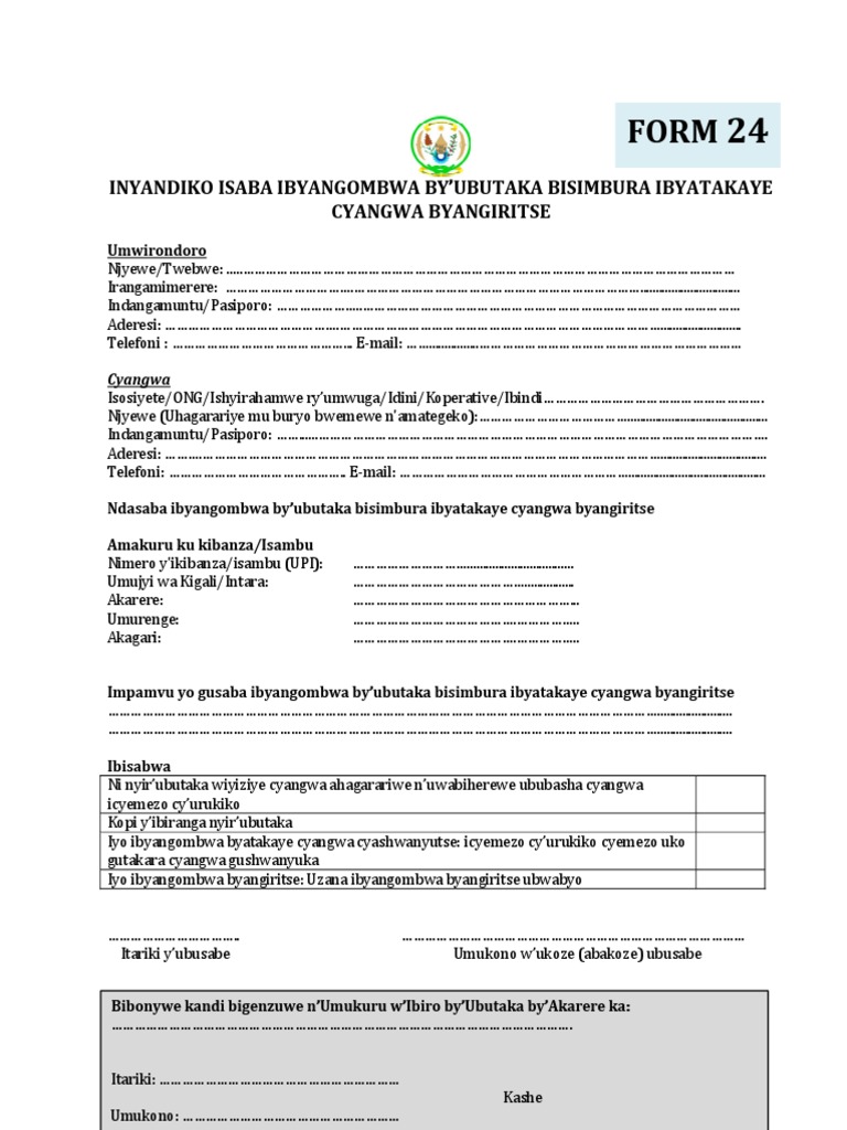 Rwanda Land Forms PDF | PDF