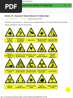 Rambu K3 Kumpulan Rambu Bahaya K3 (Safety Sign) Ahli K3 Umum