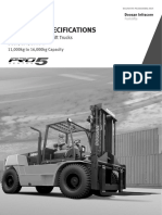 Pneumatic Diesel Forklift Trucks Technical Specifications