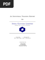 India Glycols Limited: An Industrial Training Report of