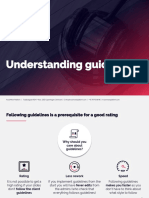 Understanding Guidelines