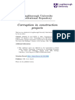 Corruption in Construction Projects: Loughborough University Institutional Repository