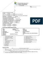 I-Multiple Choices!: First Periodical Examination