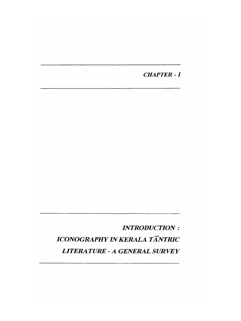 Iconography in Kerala Tantric Literature | PDF | Shiva | Tantra