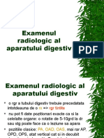 Examenul Radiologic Al Aparatului Digestiv