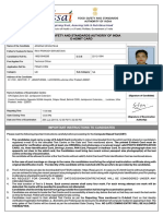 Food Safety and Standards Authoriy of India E-Admit Card: Important Instructions To Candidates