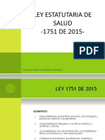 Ley 1751 de 2015-Estatutaria de Salud