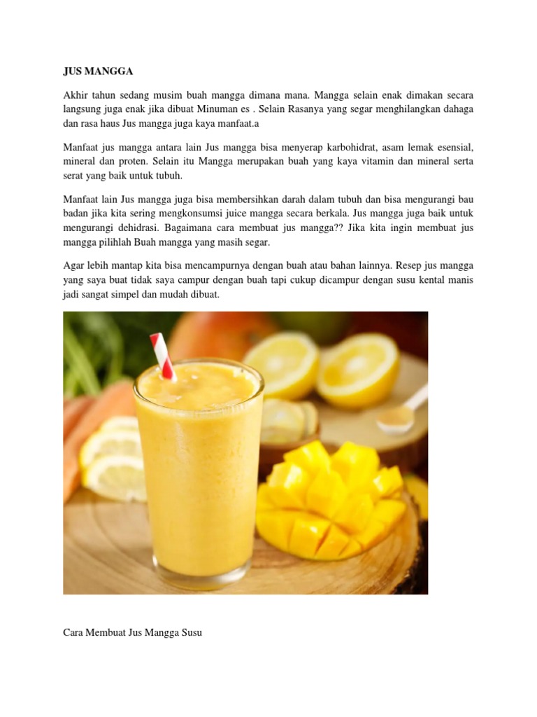 Jus Mangga Pdf