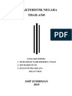 Karakteristik Negara Thailand 2