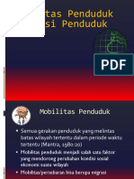 Mobilitas Dan Proyeksi Penduduk