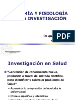 Anatomia y Fisiología de Un Proyecto de Investigación