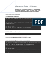 Lab 1: Building A Kubernetes Cluster With Kubeadm: Description