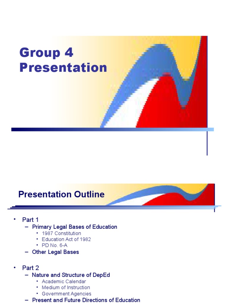 Legal Foundations of Philippine Education | PDF | Further Education ...