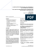 La regulación constitucional del matrimonio y las opciones del legislador