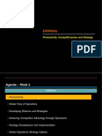 Week 2 - Productivity, Competitiveness and Strategy PDF