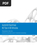 AutoCAD Electrical - 60 Tips in 60 Minutes