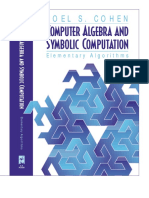Joel S. Cohen - Computer Algebra and Symbolic Computation - Elementary Algorithms-A K Peters - CRC Press (2002) PDF