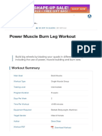 Power Muscle Burn Leg Workout _ Muscle & Strength