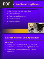 Kitchen Utensils and Appliances