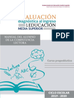 Competencia Lectora - Alumno