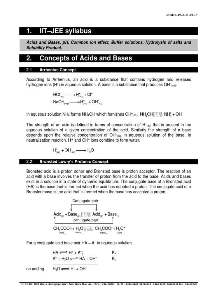 Ionic Equilibrium - Final PDF | PDF | Buffer Solution | Acid