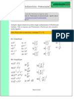 Lista de Exercícios - Potenciação PDF