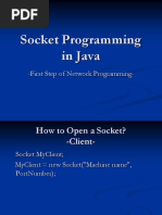 Socket Programming in Java: - First Step of Network Programming